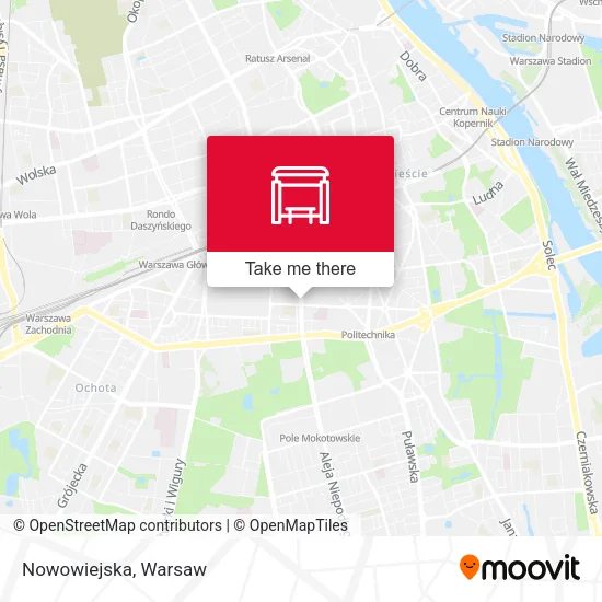 Карта Nowowiejska