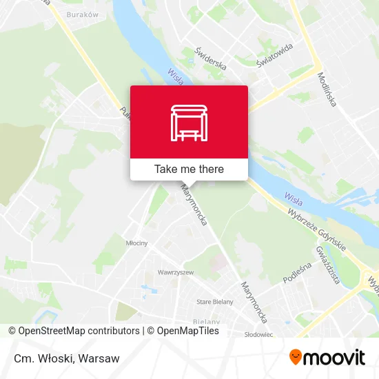 Карта Cm. Włoski