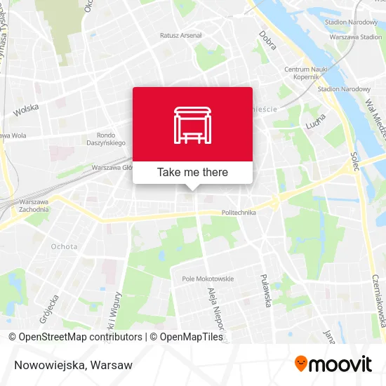 Карта Nowowiejska