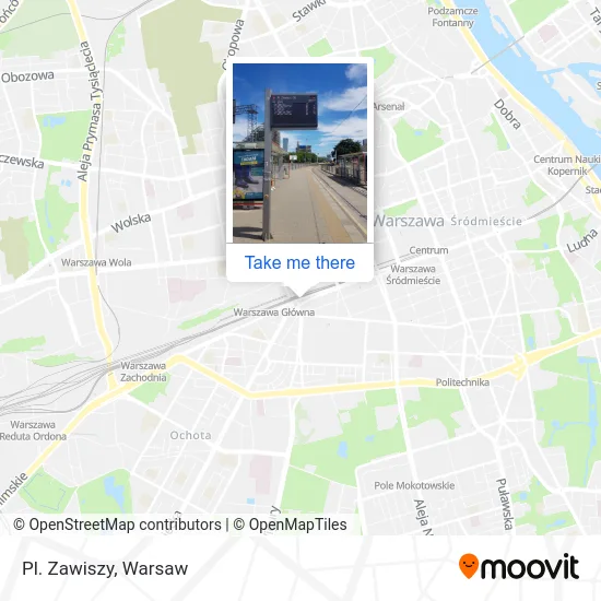 Карта Pl. Zawiszy