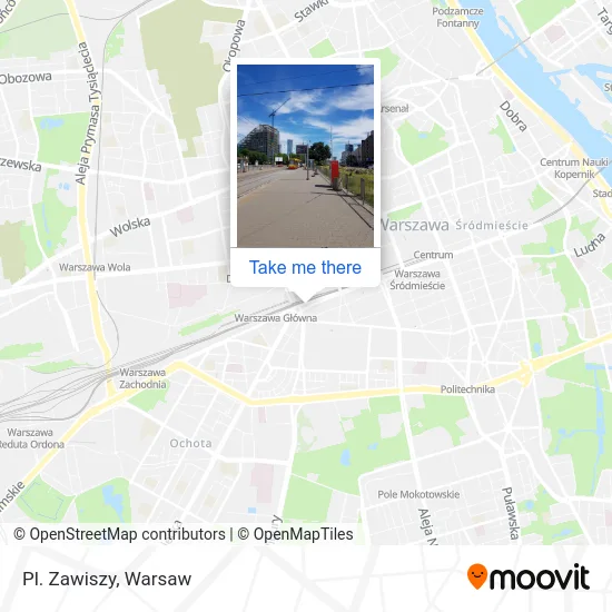 Карта Pl. Zawiszy