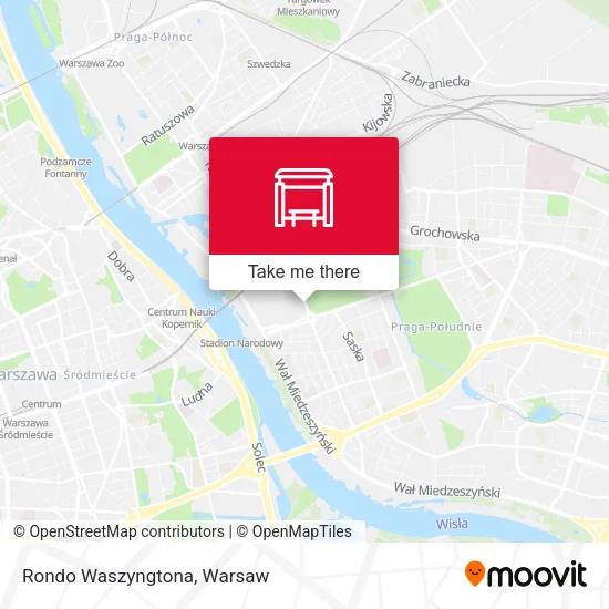 Карта Rondo Waszyngtona