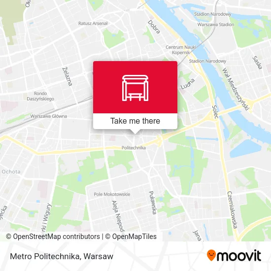 Карта Metro Politechnika