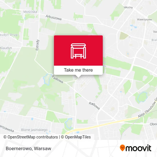 Карта Boernerowo