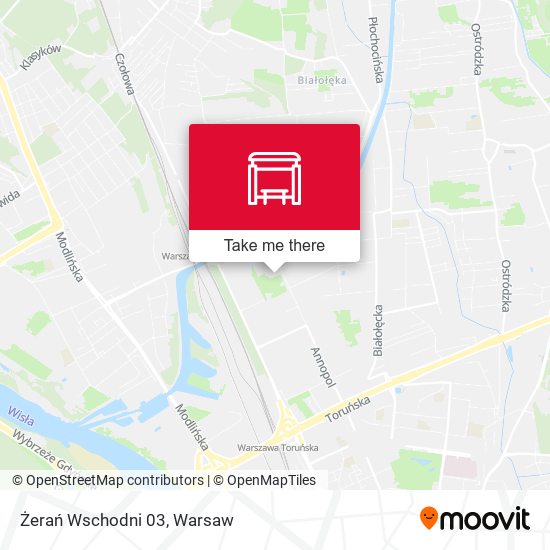 Żerań Wschodni map