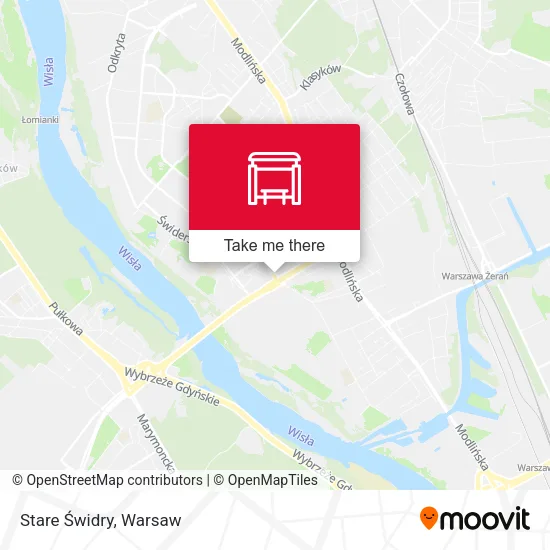 Карта Stare Świdry