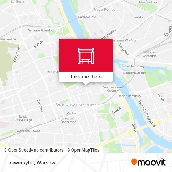 Карта Uniwersytet