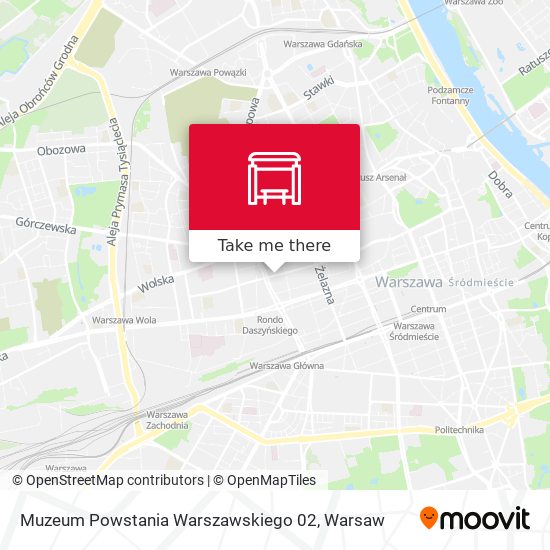 Muzeum Powstania Warszawskiego map