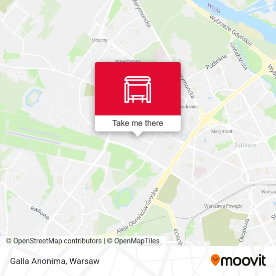Карта Galla Anonima