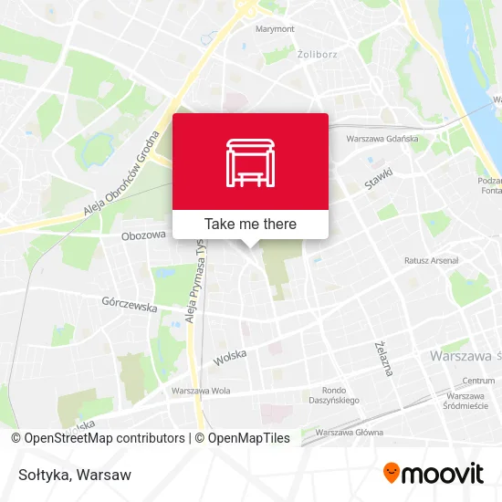Sołtyka map