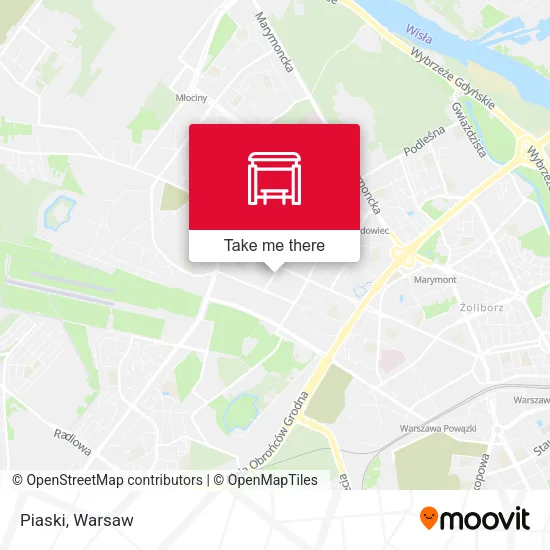 Карта Piaski