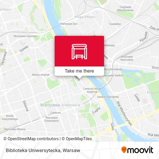 Карта Biblioteka Uniwersytecka