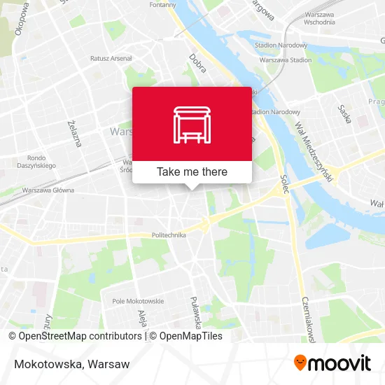 Карта Mokotowska