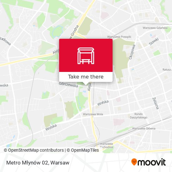 Metro Młynów 02 map