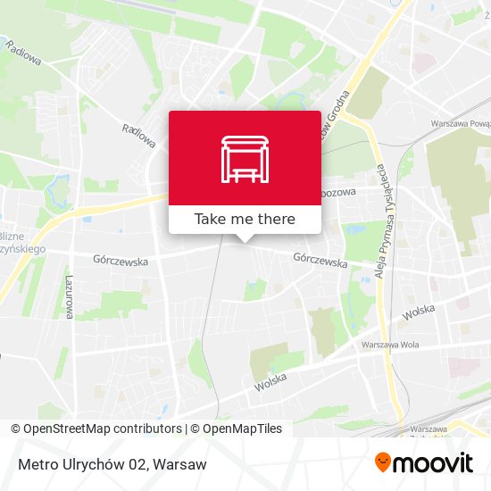 Карта Metro Ulrychów