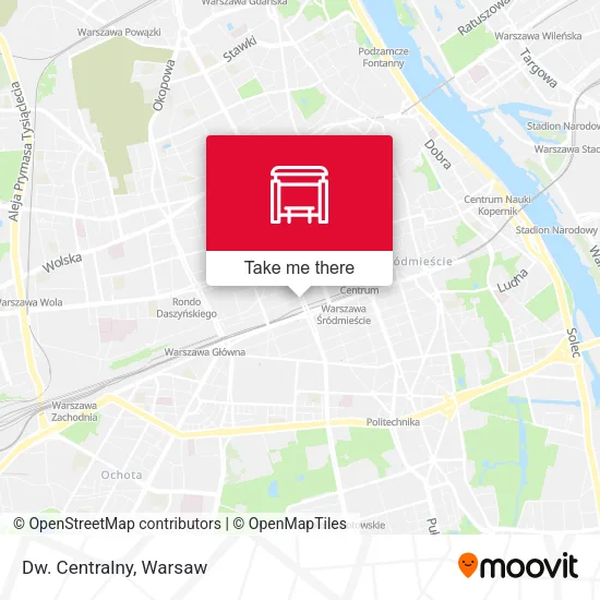 Карта Dw. Centralny