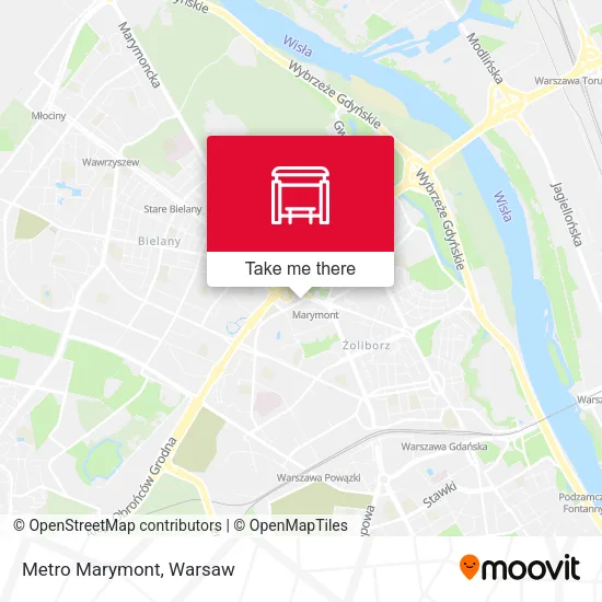 Metro Marymont map