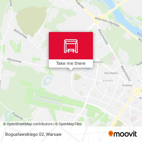 Bogusławskiego map