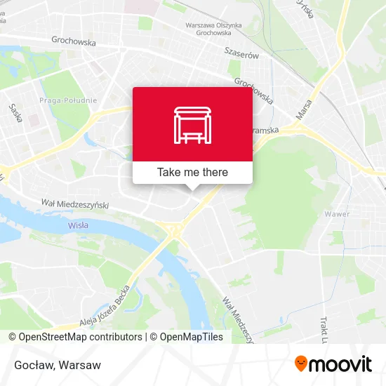 Gocław map
