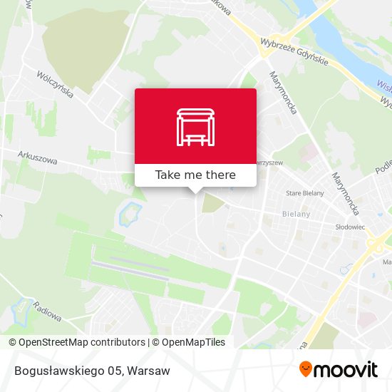 Bogusławskiego map