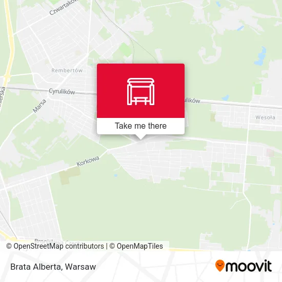 Карта Brata Alberta