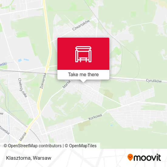 Карта Klasztorna