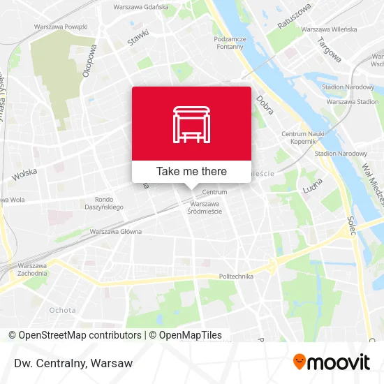 Карта Dw. Centralny