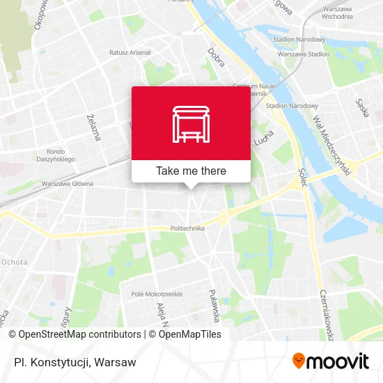 Карта Pl. Konstytucji