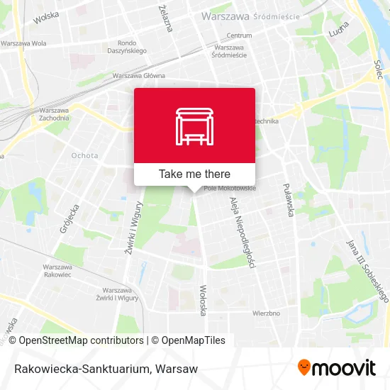 Карта Rakowiecka-Sanktuarium