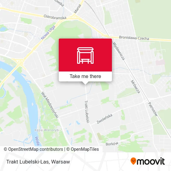 Карта Trakt Lubelski-Las