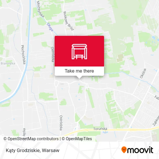 Карта Kąty Grodziskie