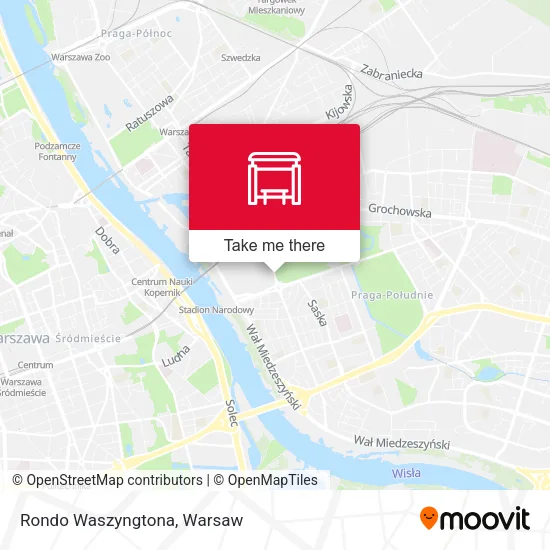 Карта Rondo Waszyngtona