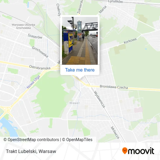 Карта Trakt Lubelski