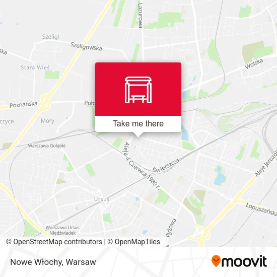 Карта Nowe Włochy