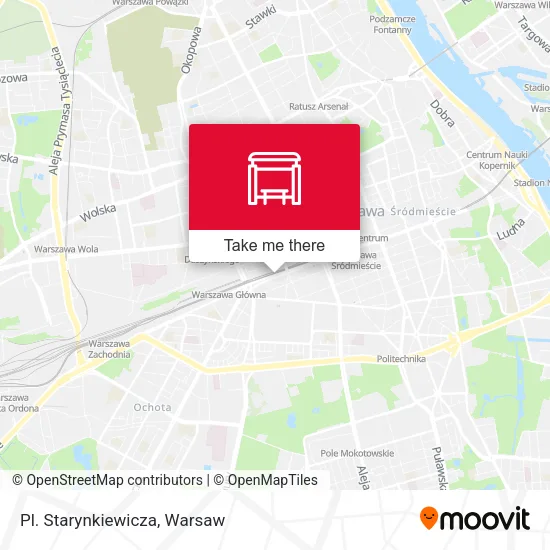 Карта Pl. Starynkiewicza
