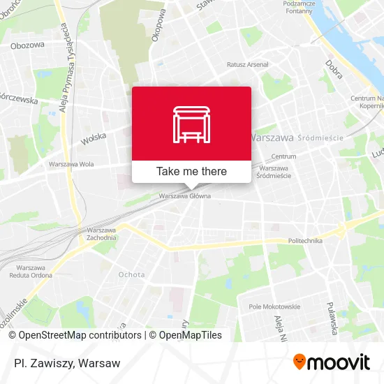 Карта Pl. Zawiszy