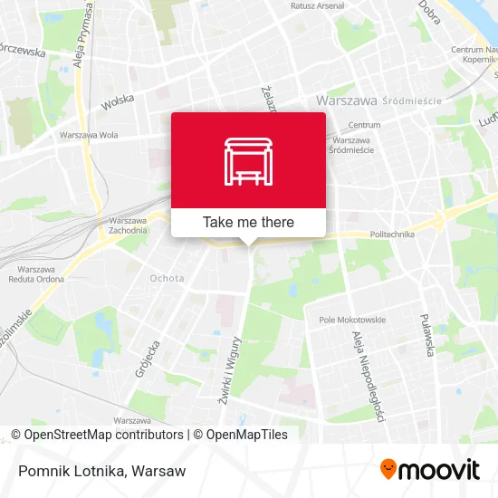 Карта Pomnik Lotnika