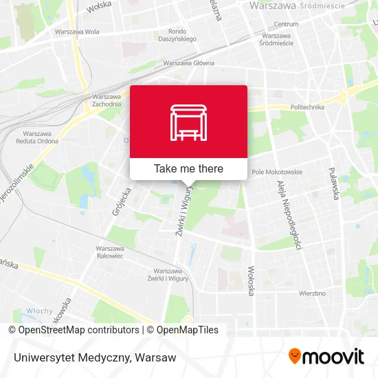 Карта Uniwersytet Medyczny