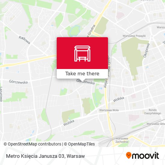 Metro Księcia Janusza 03 map