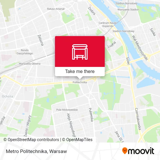 Карта Metro Politechnika