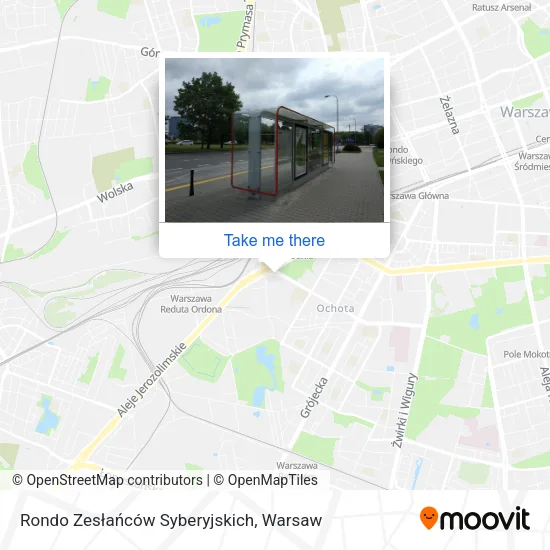 Rondo Zesłańców Syberyjskich map