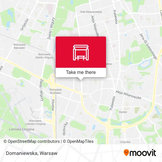 Карта Domaniewska