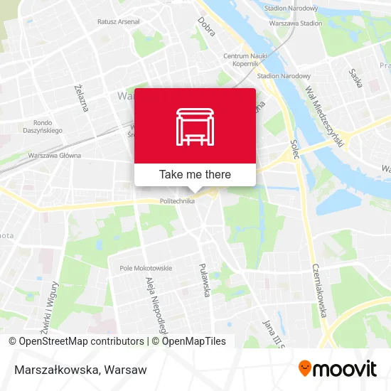 Карта Marszałkowska
