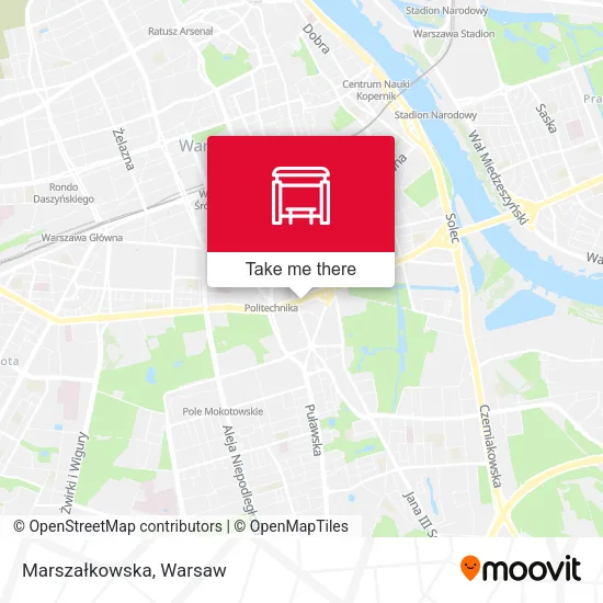 Карта Marszałkowska