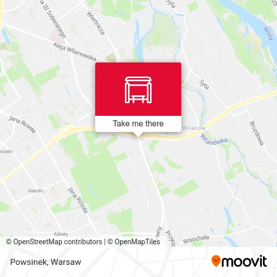Карта Powsinek