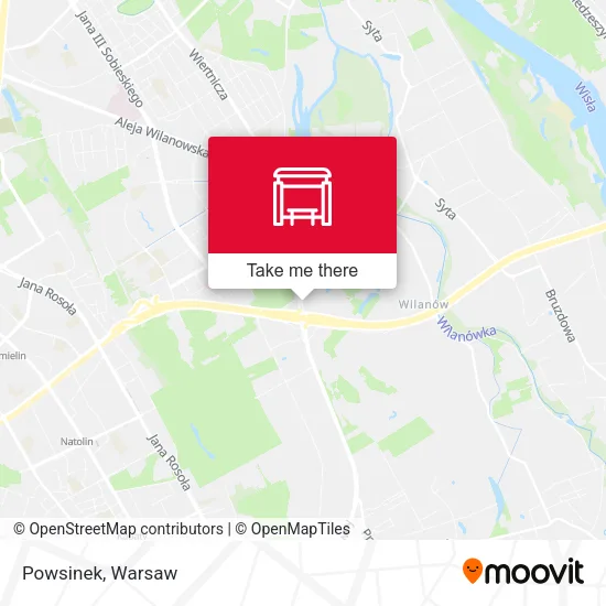 Карта Powsinek