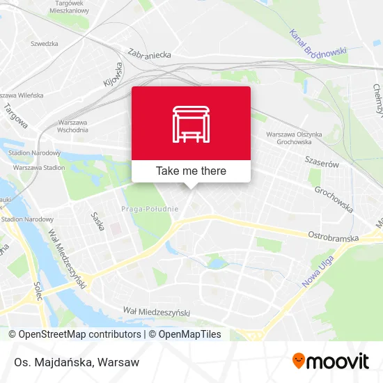 Карта Os. Majdańska