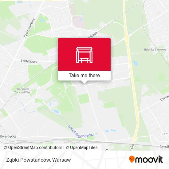 Ząbki Powstańców map