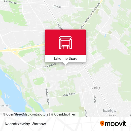 Карта Kosodrzewiny