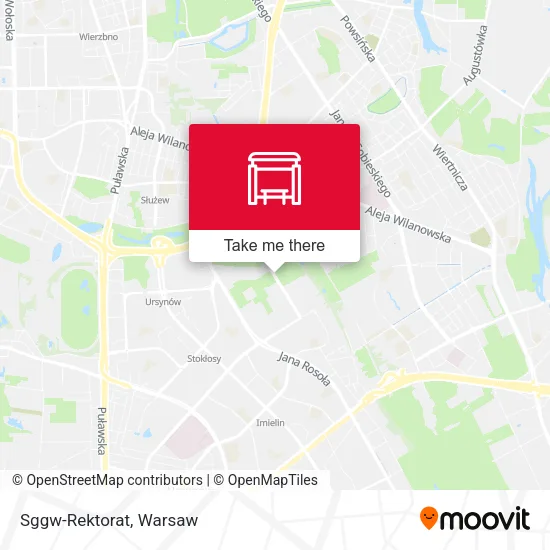 Карта Sggw-Rektorat
